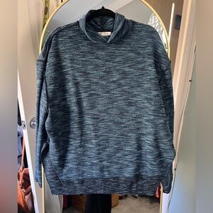 Free people blue mockneck